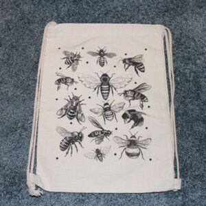 Bee Drawstring Backpack for Women/Teens/Girls by Mositu - New W/O Tags